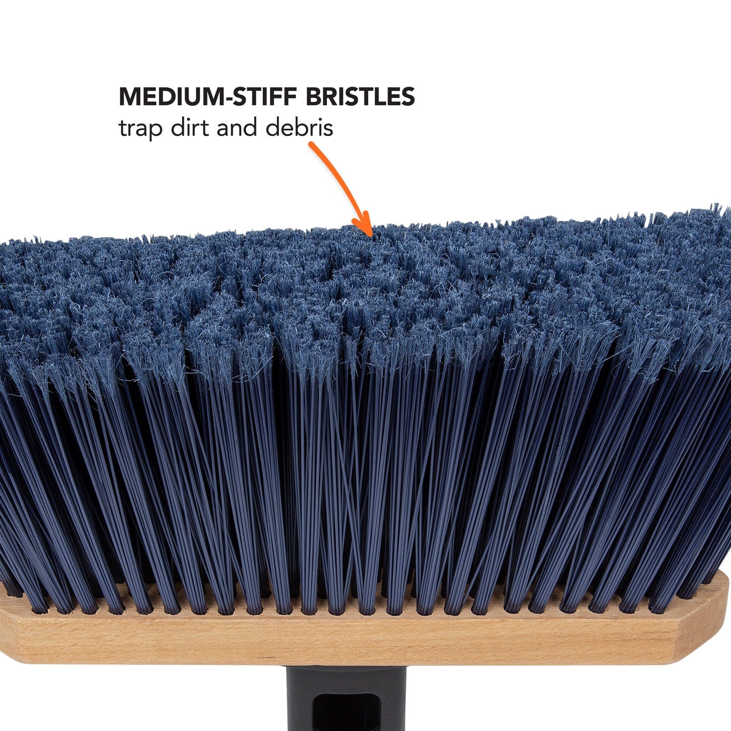 SWOPT Premium Multi-Surface Angle Broom, Cotton Mop + 48” & 60 Eva Foam Comfort Grip Wooden Handles, Combo - Cleaning Heads Wit