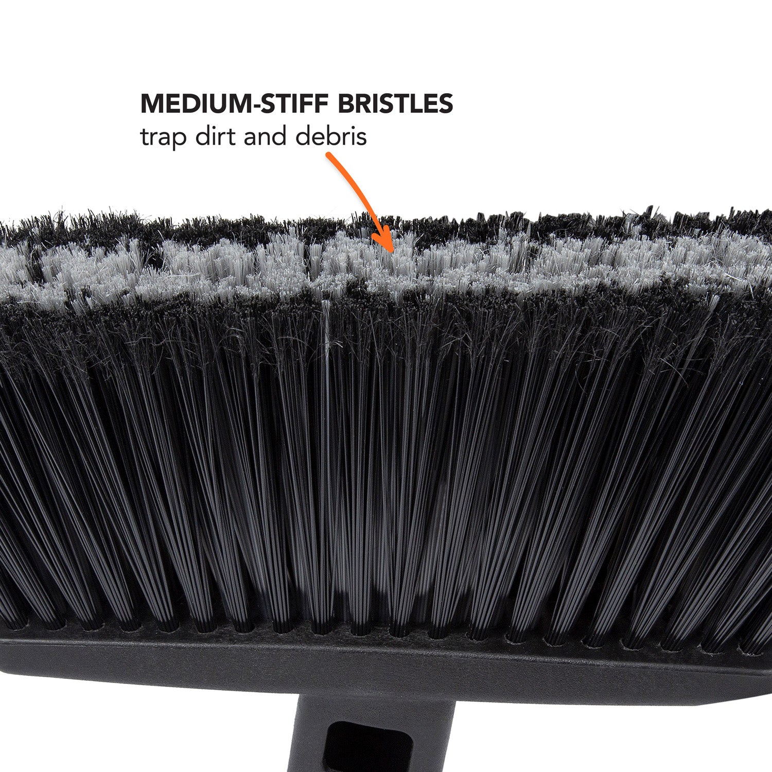 SWOPT Premium Multi-Surface Angle Broom, Cotton Mop + 48” & 60 Eva Foam Comfort Grip Wooden Handles, Combo - Cleaning Heads Wit