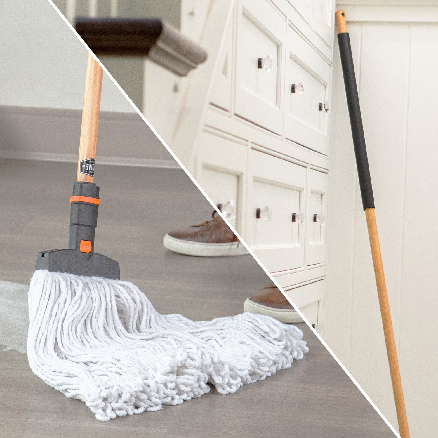 Cotton & Microfiber Floor Wet Mop