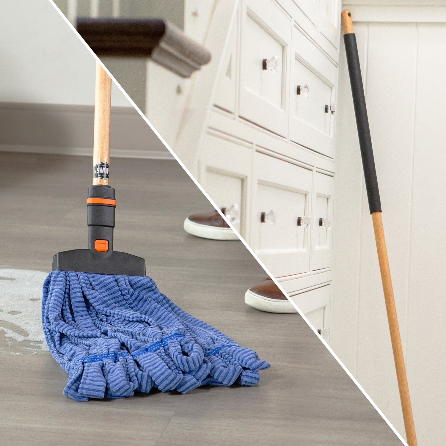 Cleaning Wood Floors With Microfiber Mops 